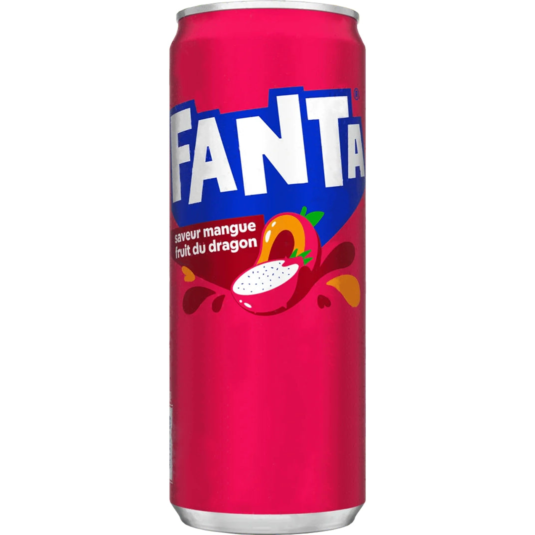 Fanta Mango and Dragonfruit Mango Can (330ml)