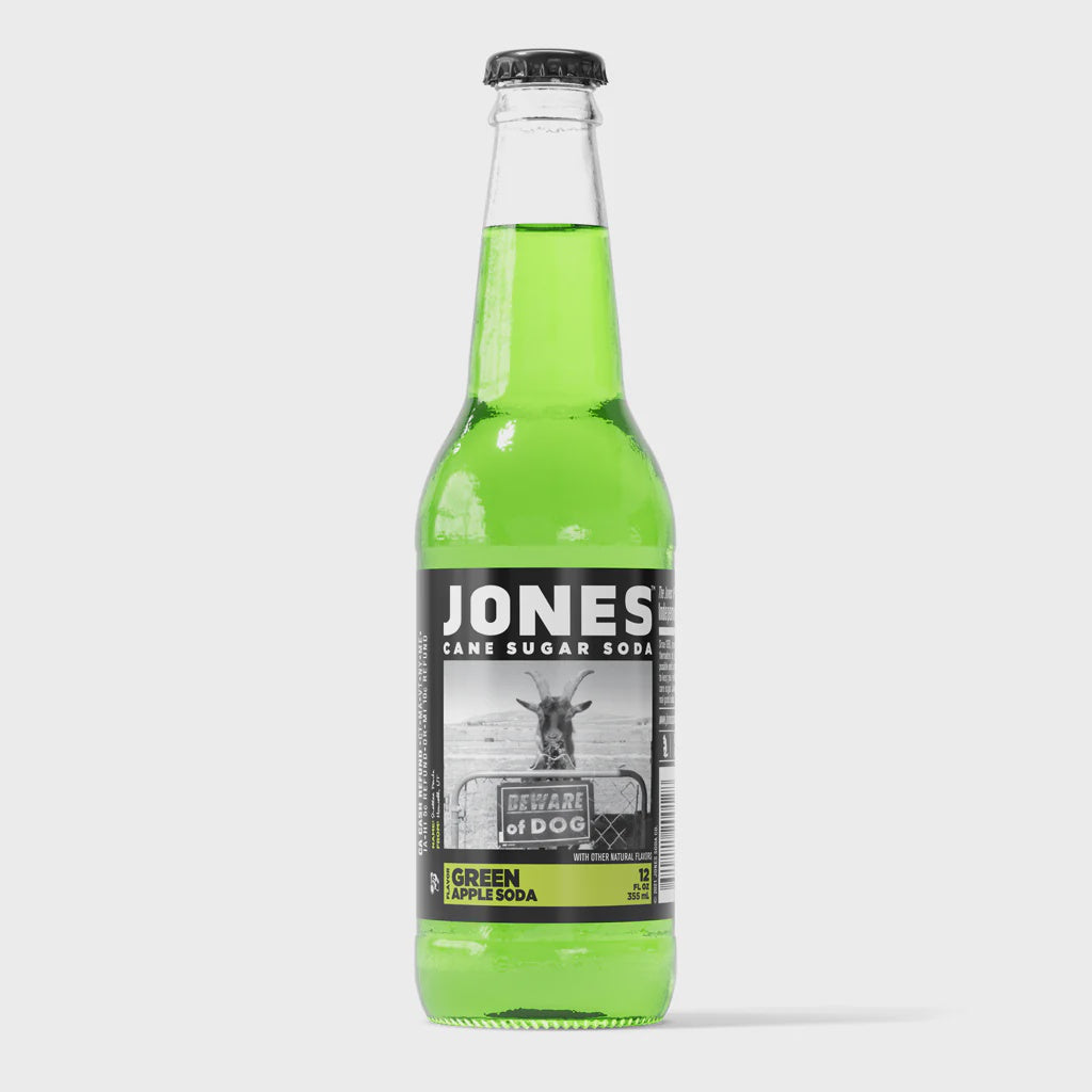 Jones sugar cane green apple flavor