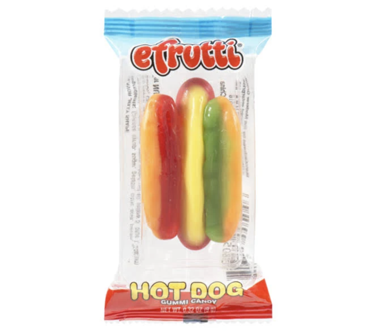 Efrutti Hot Dog Gummi Candy (9g)