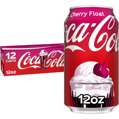 Coca Cola Cherry Fruit Can (12x12oz)