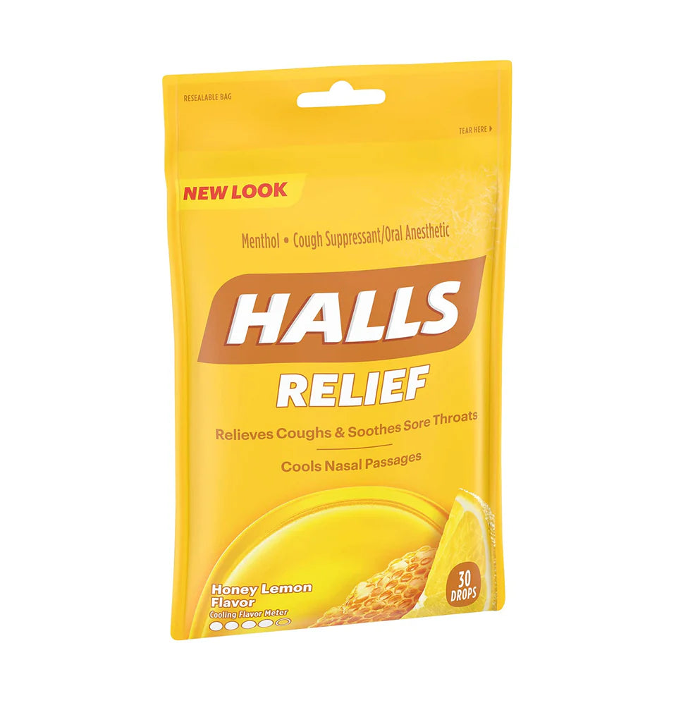 Halls Honey & Lemon