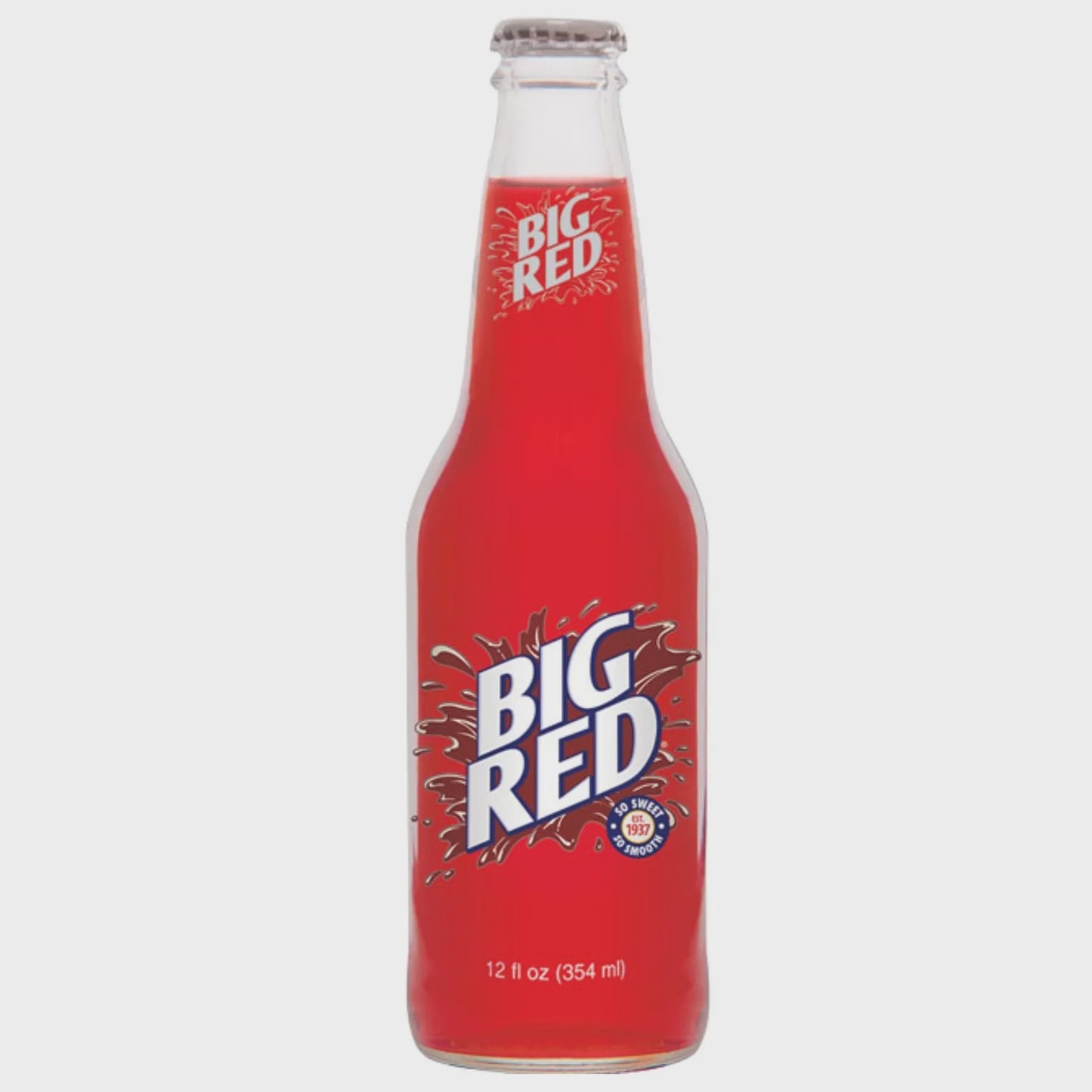 Big Red Glass Bottle