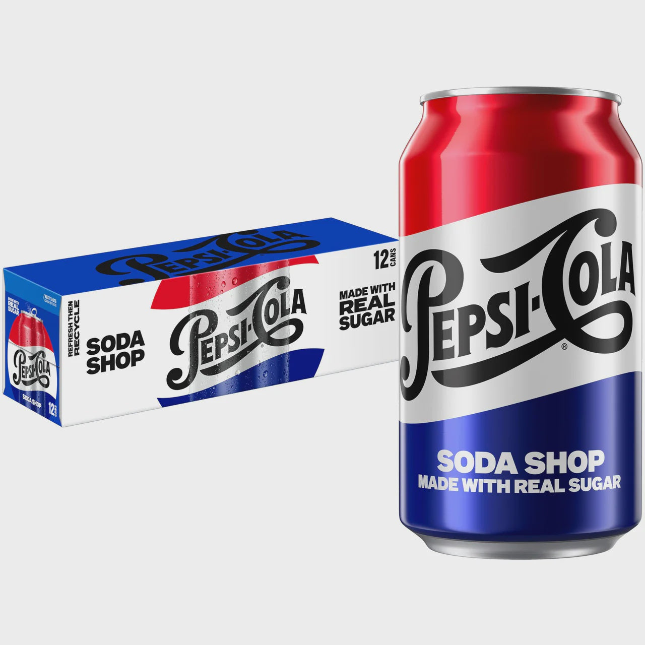 Pepsi Cola Original Real Sugar (12-Pack)