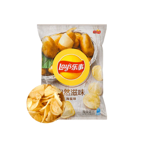 Pepsi Lay's Natural Sea Salt Potato Chips 65g