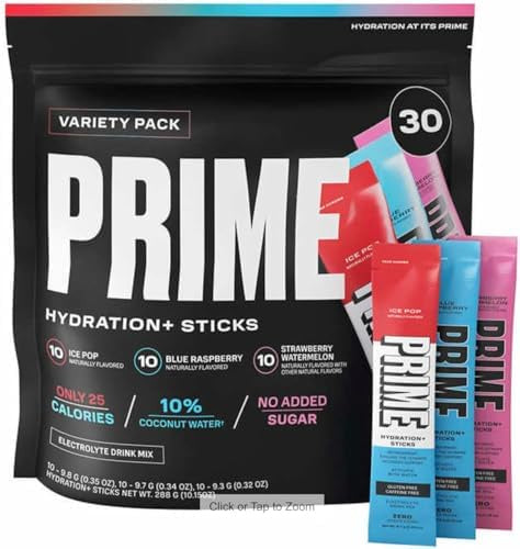 Prime Hydration Sticks Packs