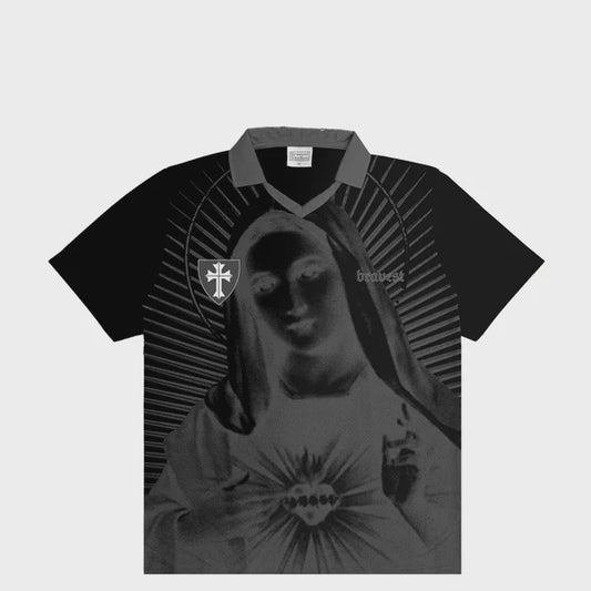 Bravest Studios Black Mother Mary Jersey Large