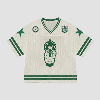 Bravest Studios '911' Football Jersey Cream Large