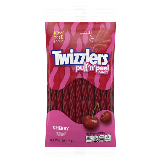 Twizzlers Pull & Peel Candy Cherry (172g)