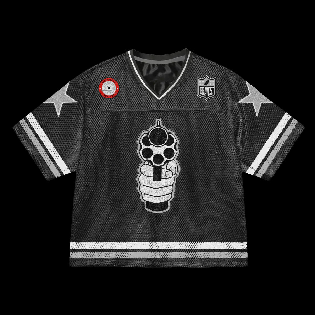 Bravest Studios 911 Black & White Jersey ( Large )