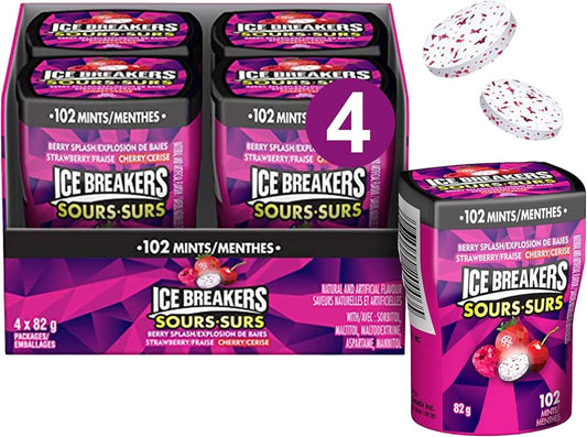 Ice Breakers Sour Berry Splash 85g (102 Mints)