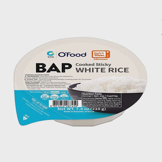 BAP Cooked Sticky White Rice (210g)