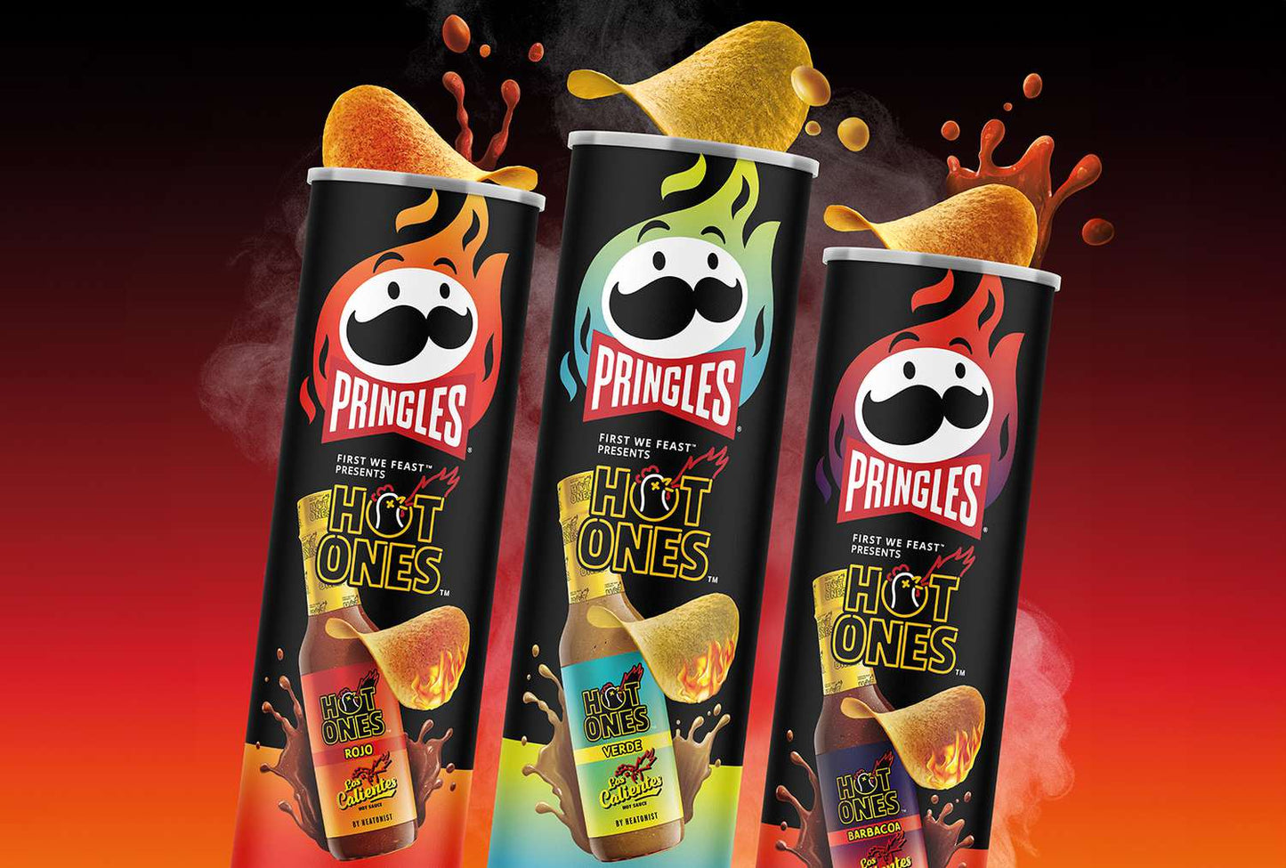 Pringles Hot Ones Potato Chips (158g)