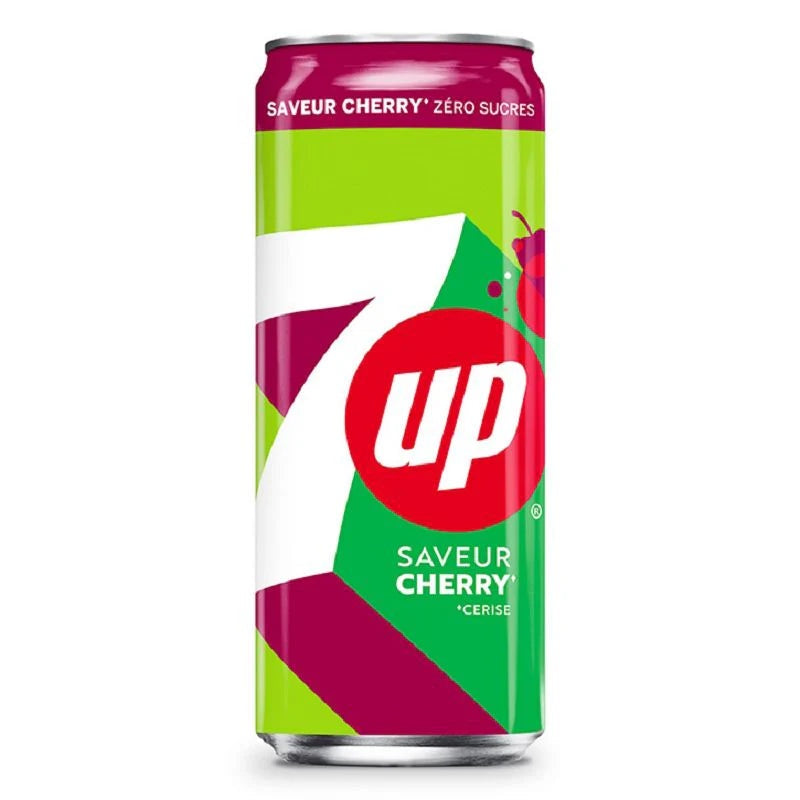 7up Cherry Saveur Cherry (330 ml)