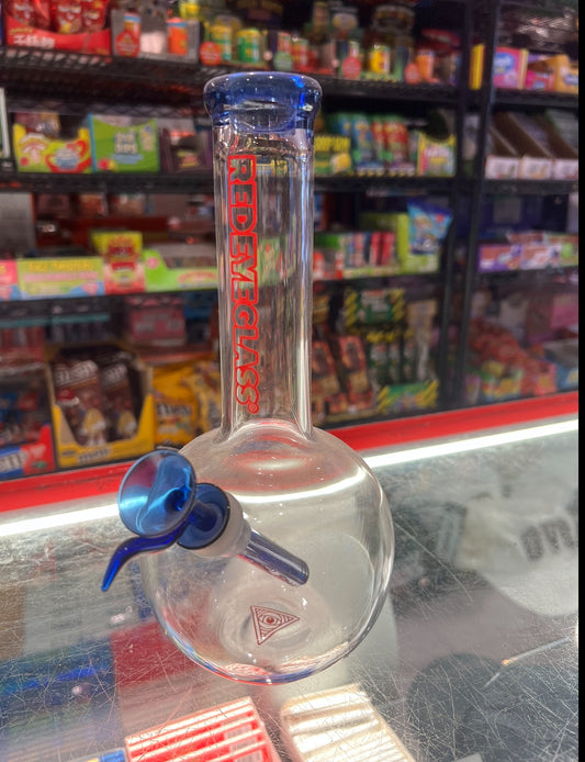 Red Eye Blue Fishbowl Bong