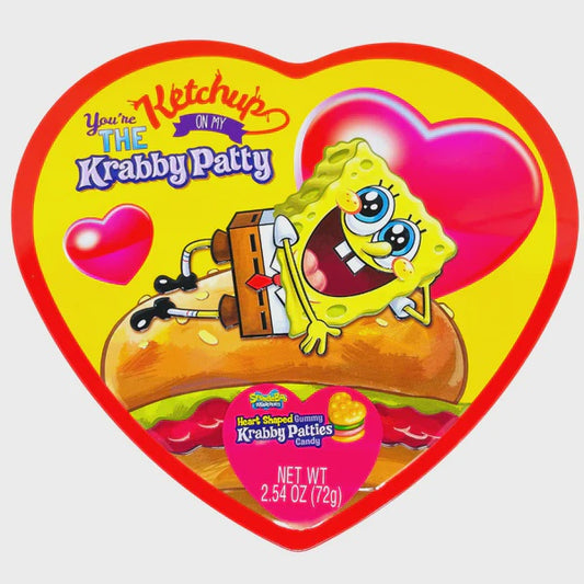 Krabby Patties Heart Tin (72g)