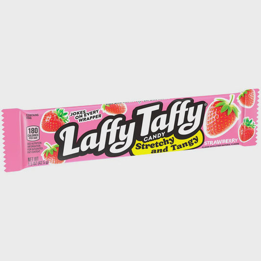 Laffy Taffy candy stretchy and tangy srawberry