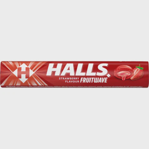 Halls Strawberry Flavour Fruitwave (45g)