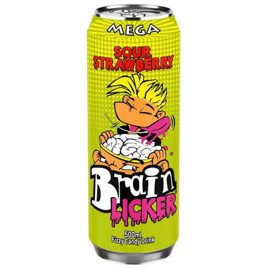 Mega Brain Licker Sour Strawberry 500ml