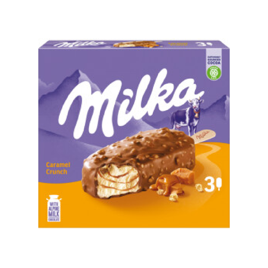 Milka Caramel Crunch Ice Cream Stick (3-Pack)