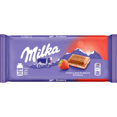 Milka Crema Cu Gust De Capsune Strawberry