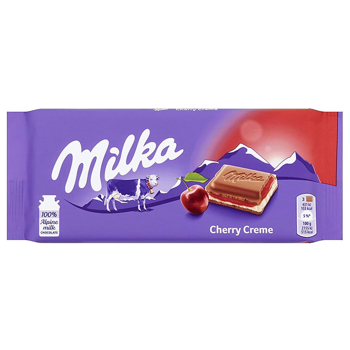 MILKA CHOCOLATE BAR 100g