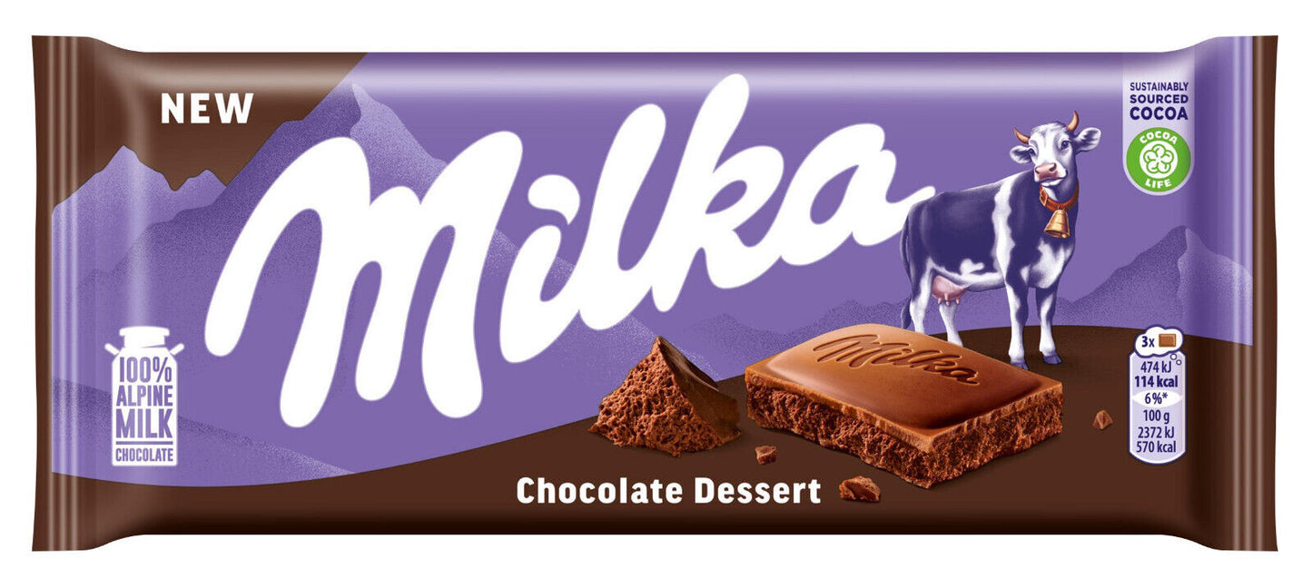 MILKA CHOCOLATE BAR 100g