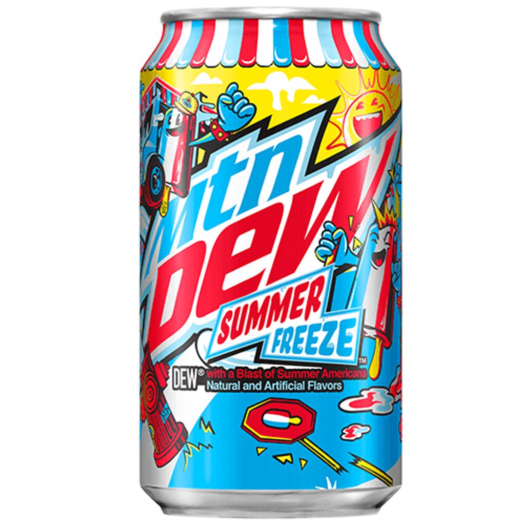 MOUNTAIN DEW CAN