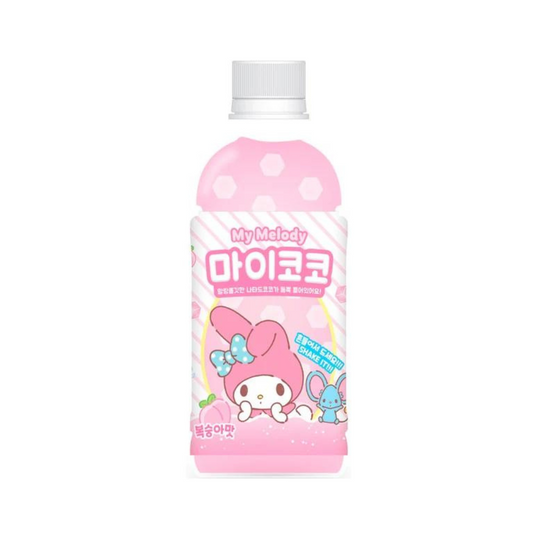 My Melody Peach Nata de Coco Drink 340mL