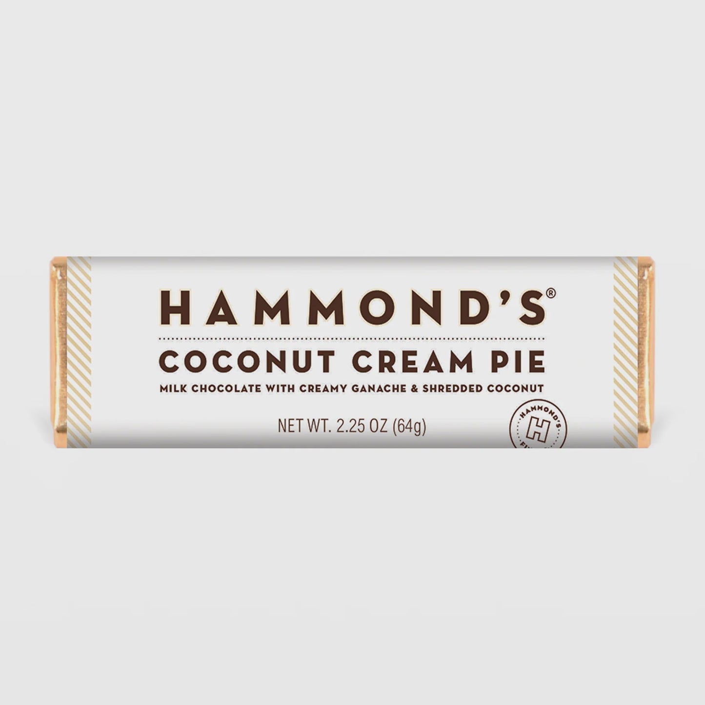 Hammond’s coconut cream pie (milk chocolate with creamy ganache & shredded coconut)