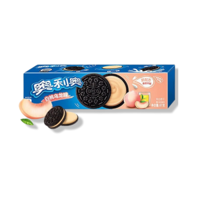 Oreo White Peach Oolong Flavour Sandwich Biscuits 97g