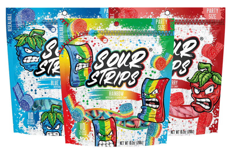 Sour Strips Party Pack 288g