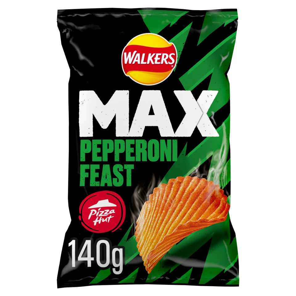 Walkers MAX Waved Chips (140g)