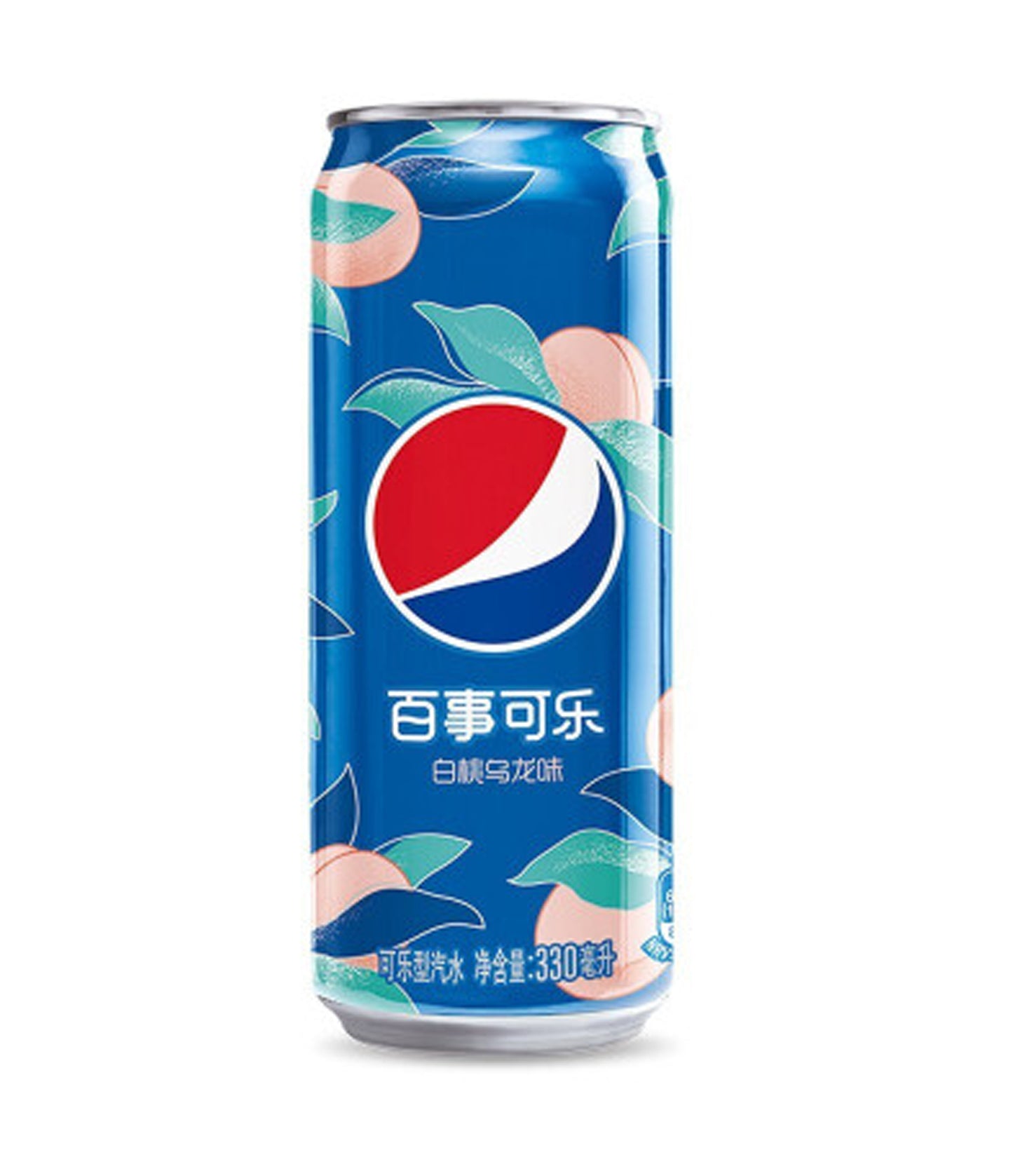 Pepsi White Peach Oolong Cans