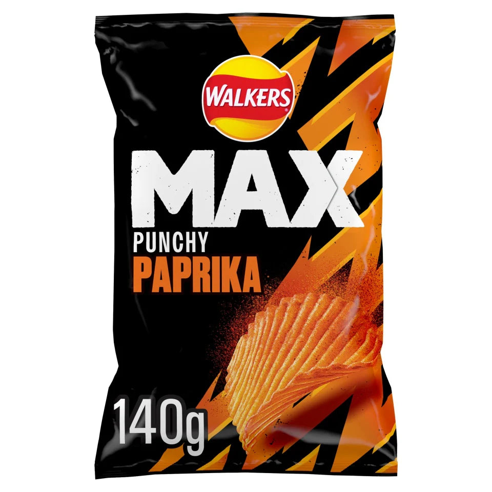 Walkers MAX Waved Chips (140g)