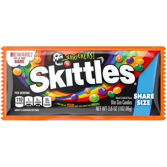 SKITTLES Shriekers Share Size Bag