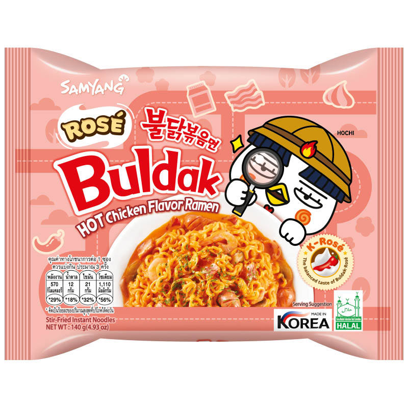 Samyang Buldak Ramen Rose Sauce 140g