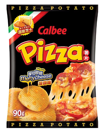 Calbee Potato Chips Pizza Flavor(90g)