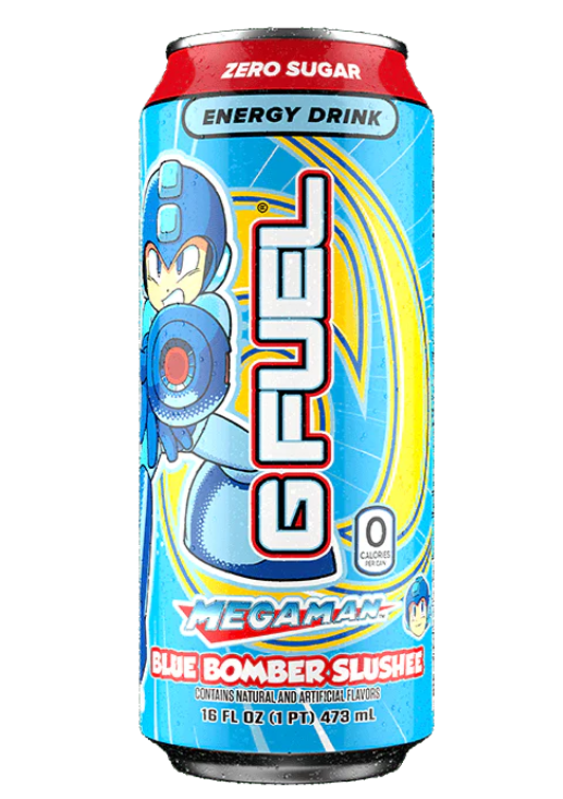 GFuel Mega Man Blue Bomber Slushee (473ml)