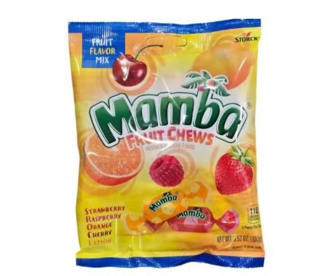 Mamba Fruit Chews 100g