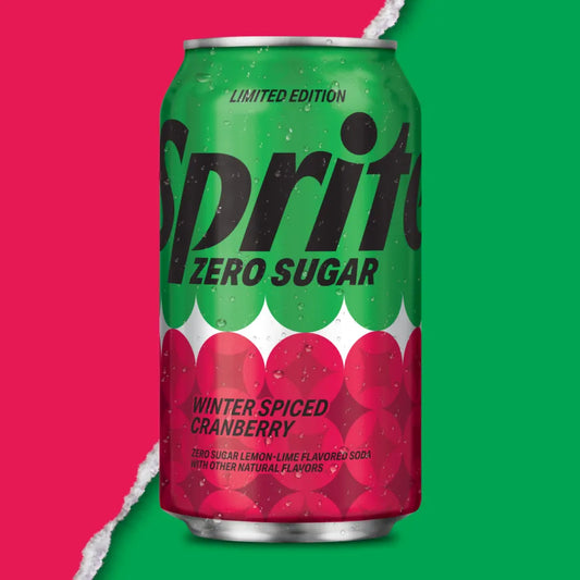 Sprite Winter Spiced Cranberry Can ZERO sugar