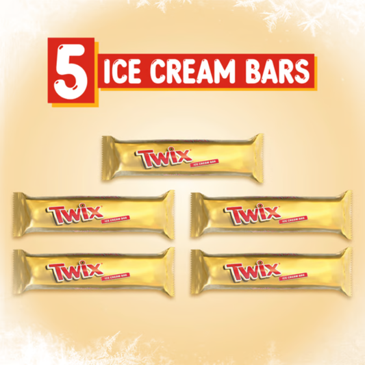 Twix UK Ice Cream (5-Pack)