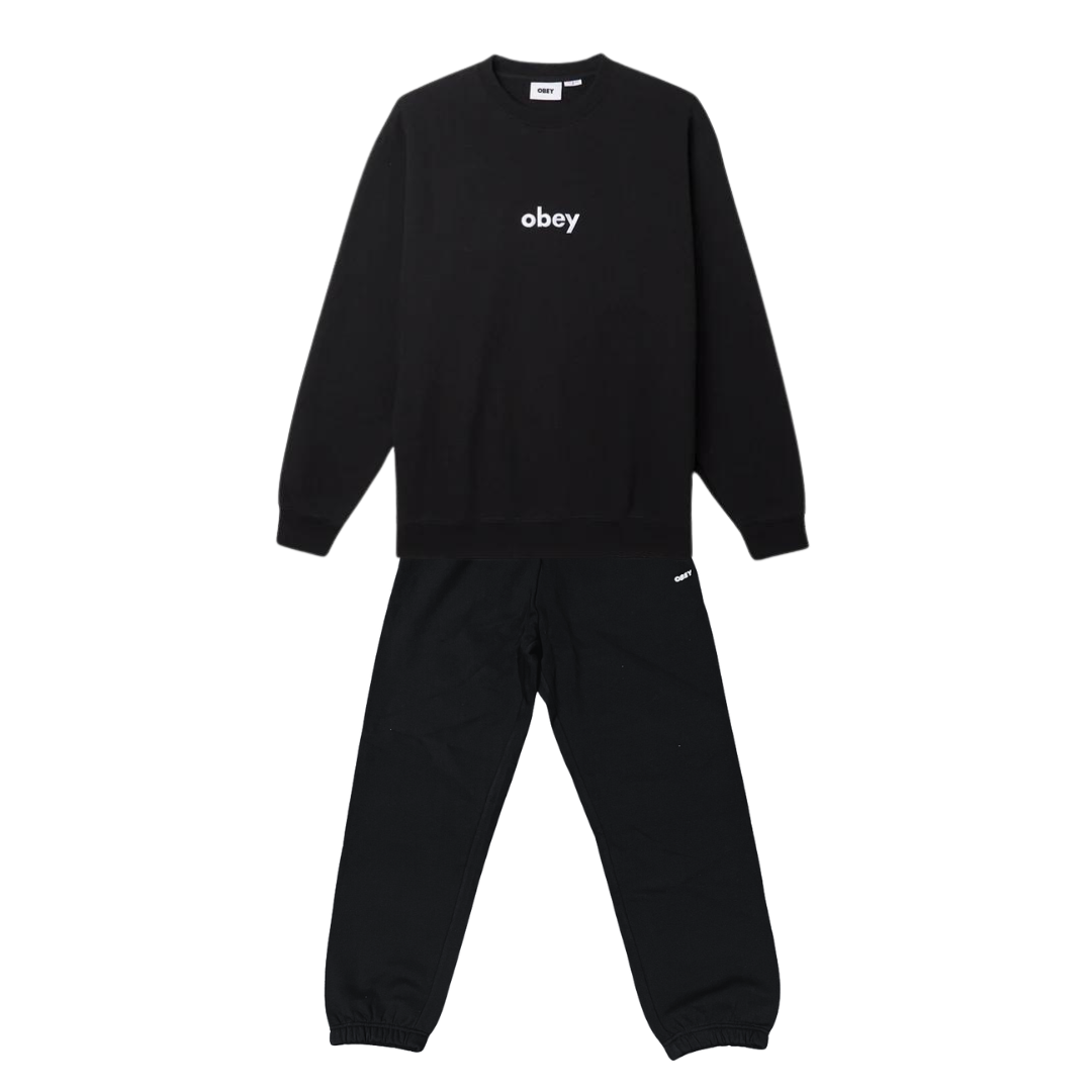 Obey Matching Black Tracksuit (L)