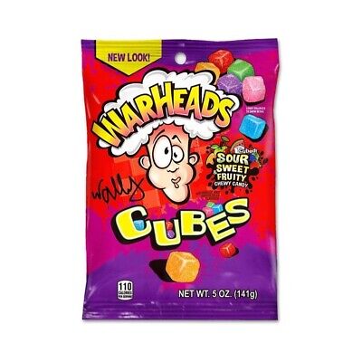 Warheads Chewy Cubes bag 5 oz