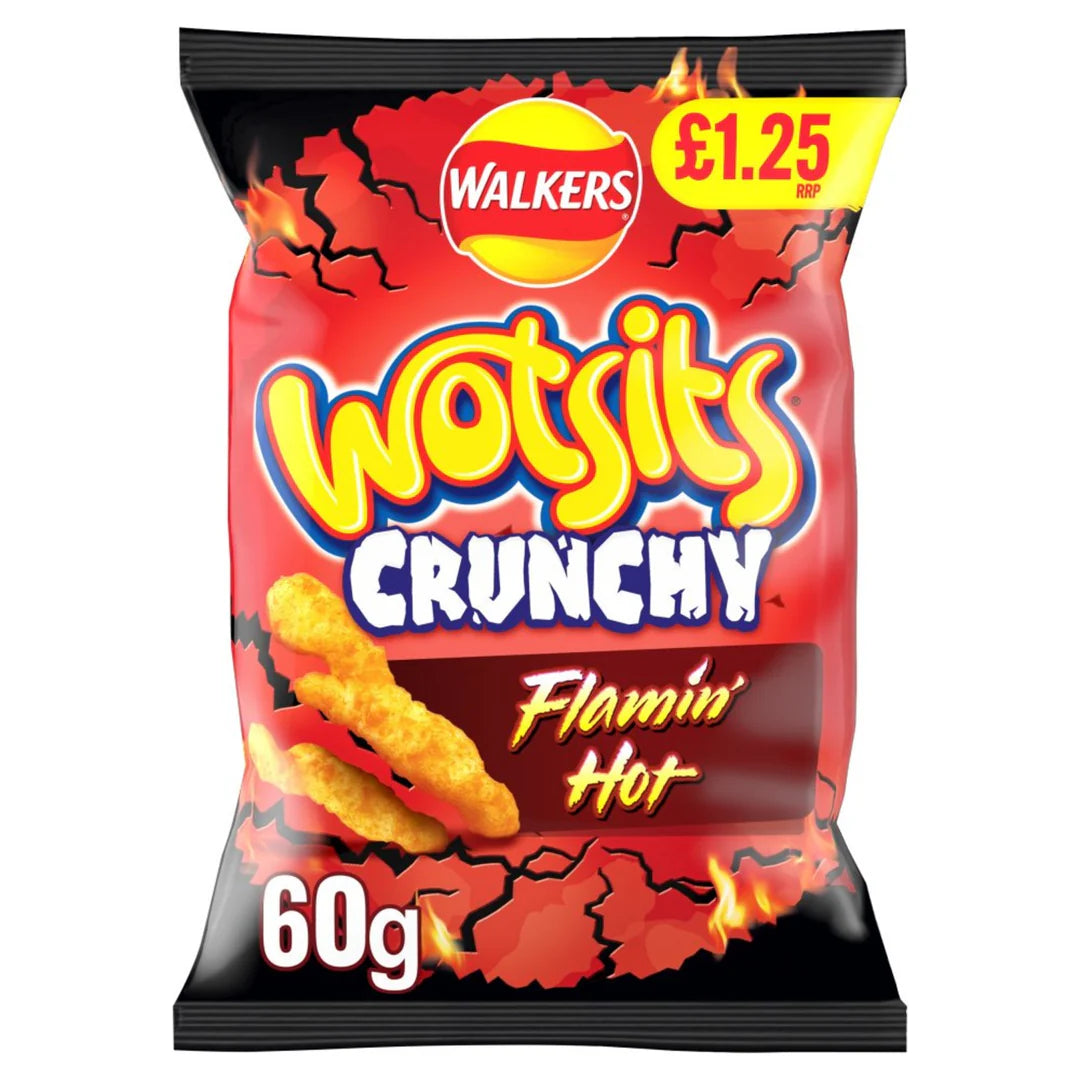 Wotsits Crunchy Flaming Hot