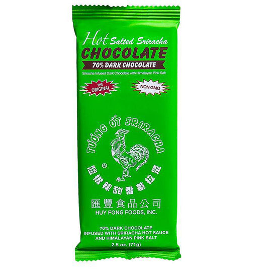 Hot Salted Sriracha Chocolate (71g) - 70% Dark Chocolate