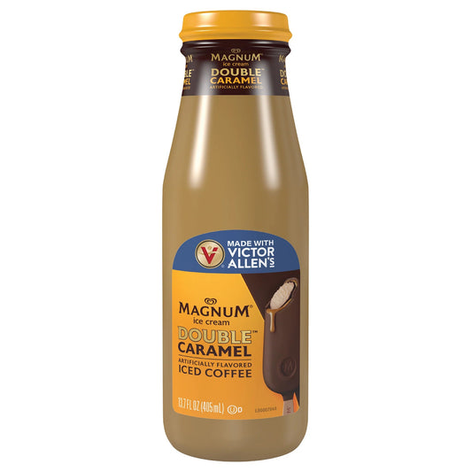 Magnum Double Caramel Iced Coffee Latte Glass Bottle (405ML)