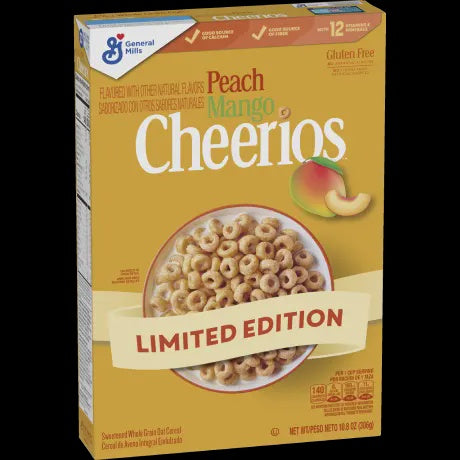 Cheerios Peach Mango Limited Edition