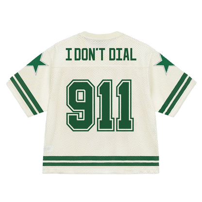 Bravest Studios '911' Football Jersey Cream Large