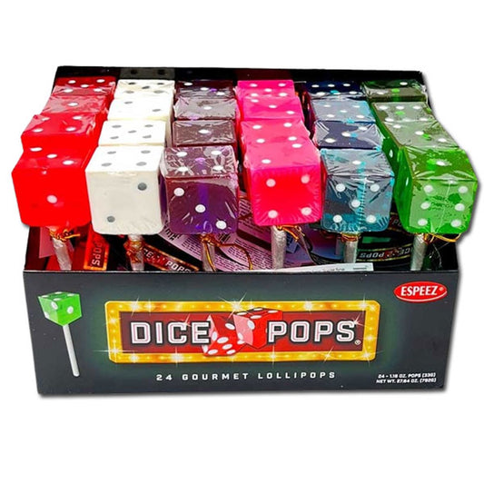 DICE POPS IN DISPLAY - ASSORTED