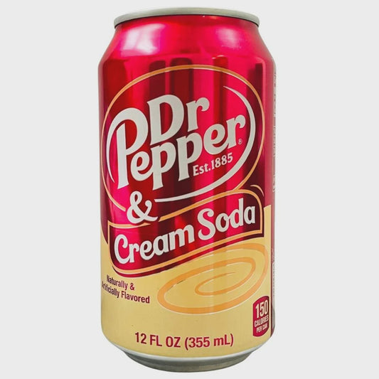 Dr Pepper Cream Soda (12-Pack)